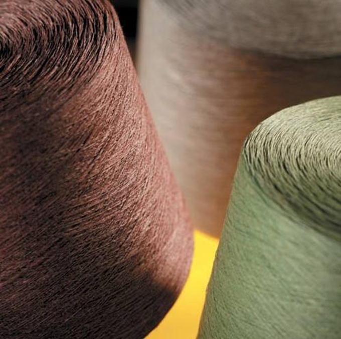 pure linen dyed yarn